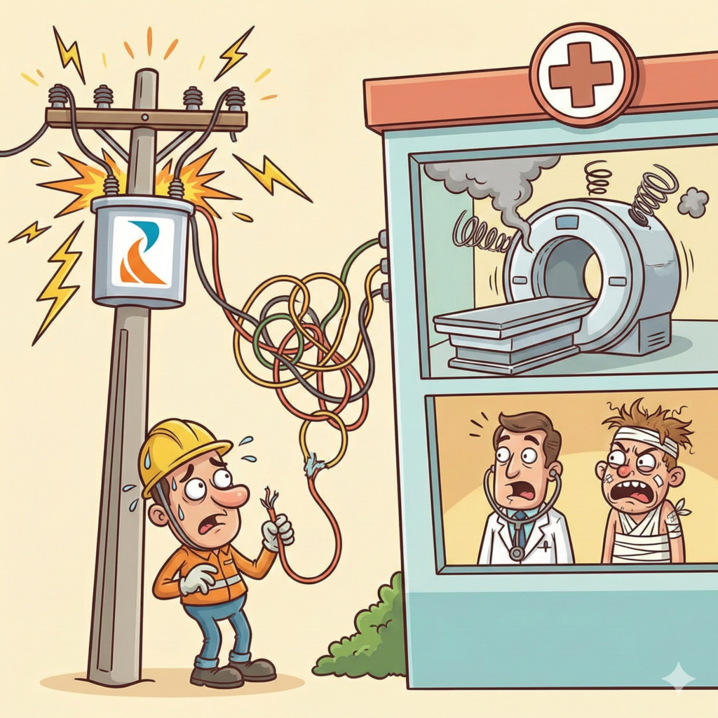 Justiça de Rondônia condena Energisa a pagar R$ 241 mil a clínica médica após oscilação de energia queimar aparelho de Ressonância Magnética